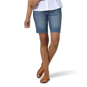 LEE RIDERS | Midrise Bermuda Short/24W/Titanic